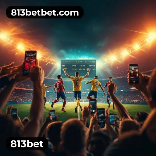 App 813bet para iOS e Android — interface mobile, login biométrico e PIX integrado